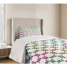 Chain Linked Dots Bedspread Set