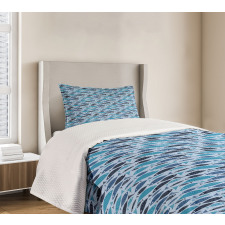 Underwater Fauna Scales Bedspread Set