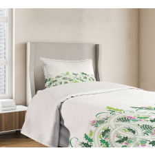 Border Style Ornament Bedspread Set