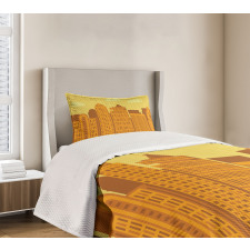 Big City Appearance Bedspread Set