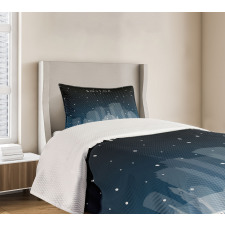 Nocturnal City Concept Bedspread Set