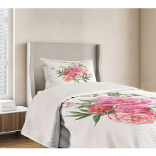 Vintage Bouquet of Flowers Bedspread Set