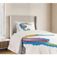 Colorful Graphic Form Bedspread Set