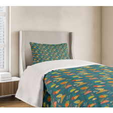 Corals Habitat Bedspread Set