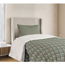 Swirled Raindrops Bedspread Set