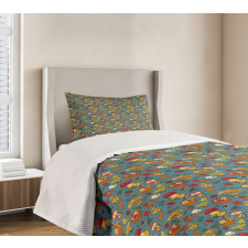 Champignon and Porcini Bedspread Set