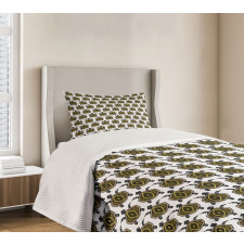 Indigenous Animal Design Bedspread Set