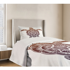 Ornate Mandala Motif Bedspread Set