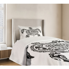 Hawaiian Maori Animal Bedspread Set