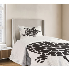 Geometric Shapes Motifs Bedspread Set