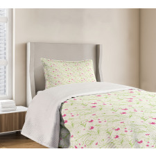 Curvy Stems Petals Bloom Bedspread Set