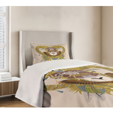 Animal Head Bedspread Set