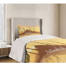 Panorama Sunset View Bedspread Set