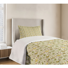 Bumble Bee Ladybug Dots Bedspread Set