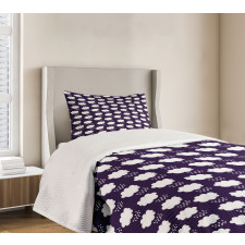 Raining Cumulus Clouds Bedspread Set