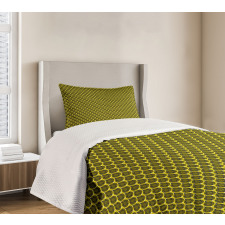 Bumble Bee Honeycomb Ogee Bedspread Set