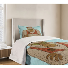 Melancholic Yeti Pipe Bedspread Set