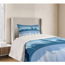 Lincoln City Skyline Bedspread Set