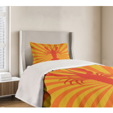 Aquatic Animal Lines Bedspread Set