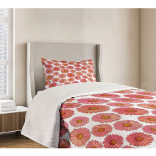 Pink Bloom Field Flourish Bedspread Set