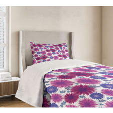 Blooming Fall Flowers Bedspread Set