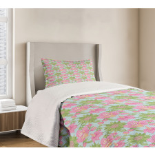 Tropical Hibiscus Blossom Bedspread Set
