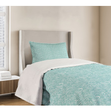 Ocean Waves Curls Bedspread Set