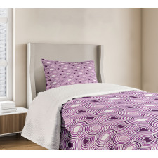 Ombre Geometric Art Bedspread Set