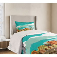 Downtown Panaroma Bedspread Set