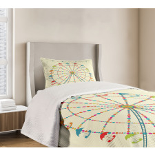 Colorful Structure Bedspread Set