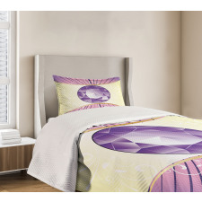 Flourish Gemstone Theme Bedspread Set