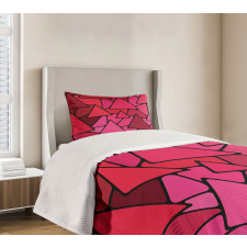 Stained Glass Geometry Bedspread Set