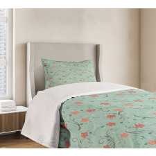 Tender Branches Curly Bedspread Set