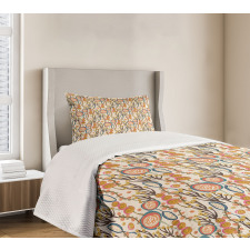 Colorful Abstract Design Bedspread Set