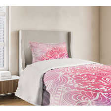 Boho Intricate Floral Design Bedspread Set