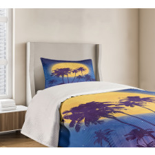 Coconut Palm Beach Bedspread Set