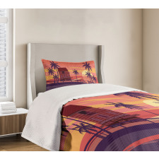 Sunset by the Road Bedspread Set