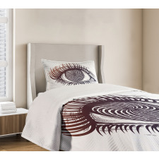 Outer Space Vortex Pupil Bedspread Set