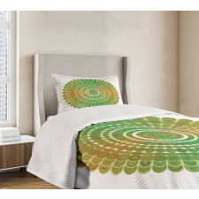 Circle Scale Pattern Bedspread Set