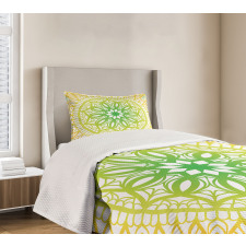 Sketch Flower Bloom Bedspread Set