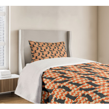 Crooked Zigzag Backdrop Bedspread Set