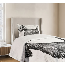 Brush Strokeds Bedspread Set