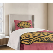 Denver Grunge Urban City Bedspread Set