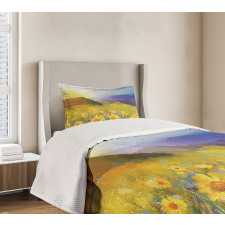 Daisy Blossoming Meadow Bedspread Set