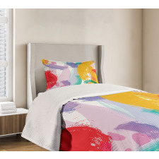 Watercolor Brushstrokes Bedspread Set