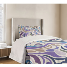 Funky Asymmetrical Shapes Bedspread Set