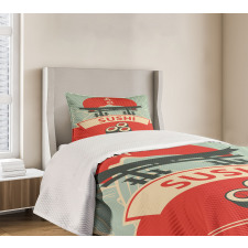 Torii Gate Sushi Mountains Bedspread Set