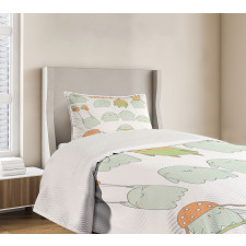Funny Scary Characters Bedspread Set