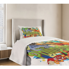 Architecture and Culture Bedspread Set