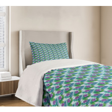 Exotic Island Leafage Bedspread Set